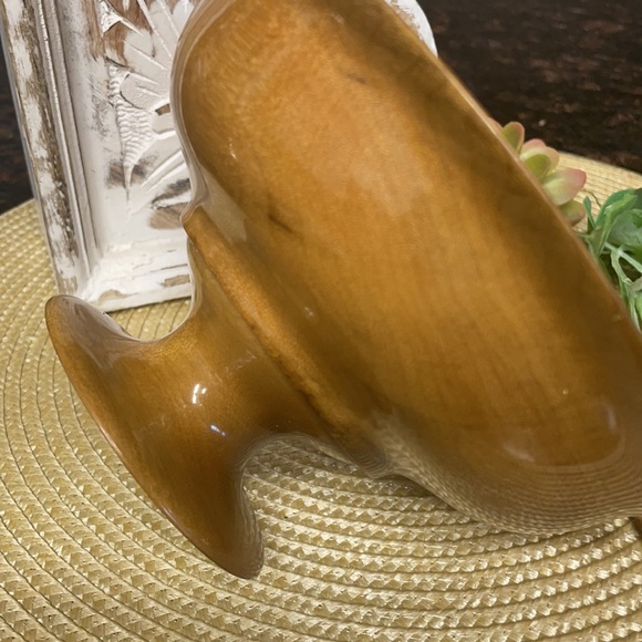Vintage Myrtle wood Pedestal Bowls Set - EUC - Picture 5 of 11